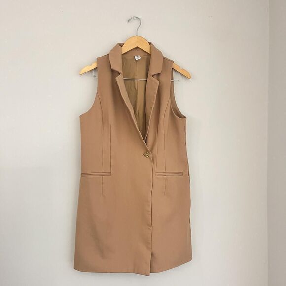 Spanx Ponte The Perfect Vest Dress Size Large in Toffee - Picture 1 of 6